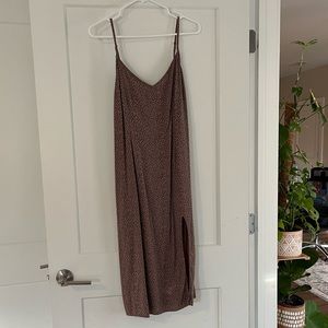 Abercrombie and Fitch cheetah midi dress